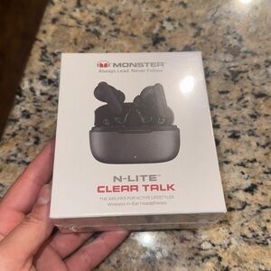Brand New Monster N-lite Wireless Earbuds